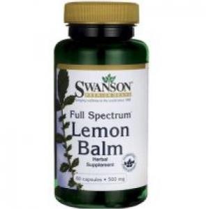 Swanson Full Spectrum Lemon Balm Suplement diety 60 kaps.