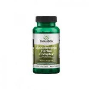 Swanson Adaptogenic Herbal Complex with Rhodiola, Ashwagandha & Ginseng Suplement diety 60 kaps.