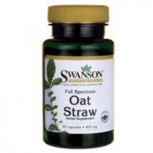 Swanson Full Spectrum Oat Straw 400 mg Suplement diety 60 kaps.
