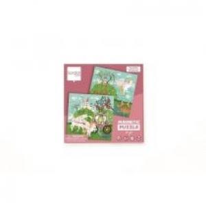 Puzzle magnetyczne 20x2 + książka Księżniczki Scratch