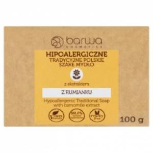Barwa Hipoalergiczne tradycyjne polskie szare mydło Rumianek 100 g