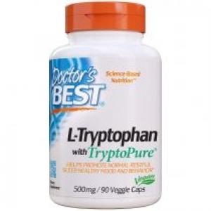 Doctors Best L-Tryptophan with TryptoPure 500 mg Suplement diety 90 kaps.