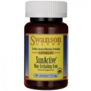 Swanson SunActive Iron 15 mg Suplement diety 90 kaps.