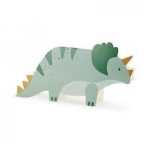 PartyDeco Zaproszenia Triceratops 6szt