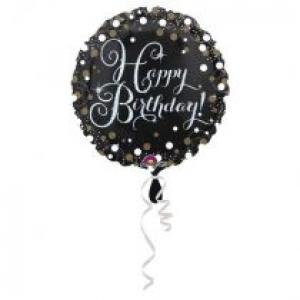 Amscan Balon foliowy Sparkling Birthday standard 43cm