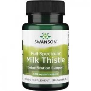 Swanson Full Spectrum Milk Thistle - Ostropest Suplement diety 30 kaps.