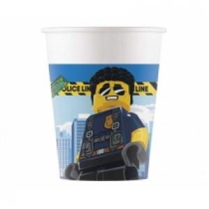 Godan Kubeczki papierowe Lego City 200 ml 8 szt.