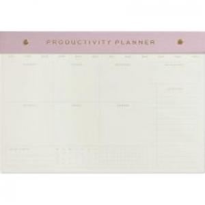 Designworks Ink Notatnik na biurko Lilac - Productivity Planner