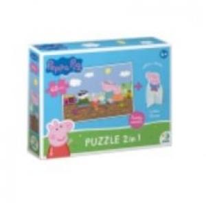 Puzzle 60 el. Peppa Pig with charater figure Dodo