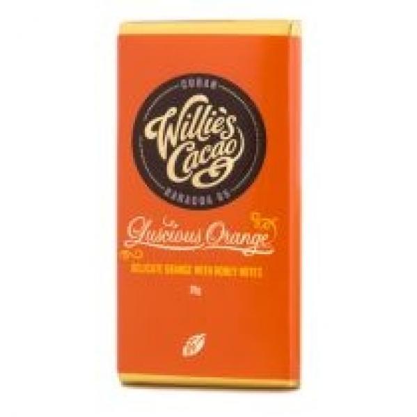 Willies Cacao Czekolada pomarańczowa 65% Luscious Orange Kuba 26 g