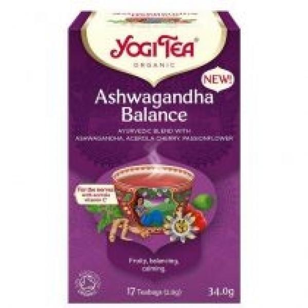 Yogi Tea Herbatka ajurwedyjska równowaga z ashwagandhą (ashwagandha balance) 17 x 2.0 g Bio