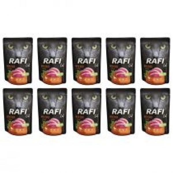 Rafi Karma mokra dla kotów z kaczką Zgrzewka 10 x 100 g