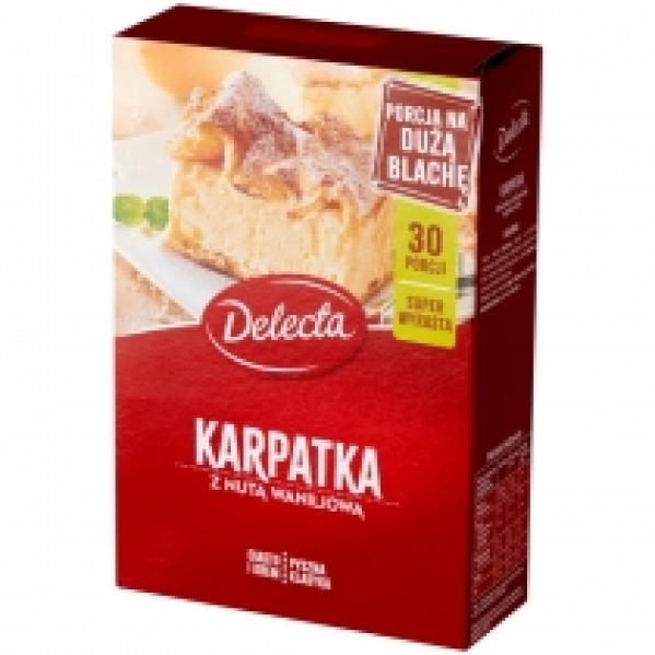 Delecta Karpatka z nutą waniliową mieszanka do domowego wypieku ciasta 375 g