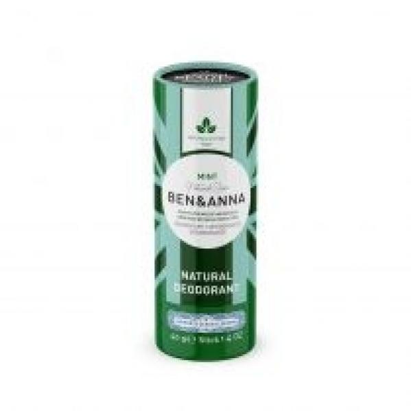 Ben&Anna Natural Soda Deodorant naturalny dezodorant na bazie sody sztyft kartonowy Mint 40 g