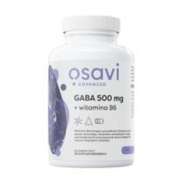 Osavi Gaba 500 mg + Witamina B6 - suplement diety 120 kaps.