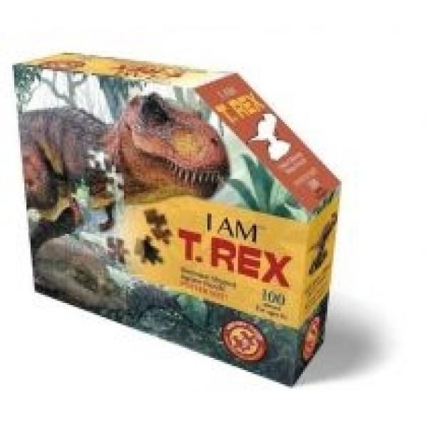 Puzzle konturowe 100 I am - T-Rex Madd Capp