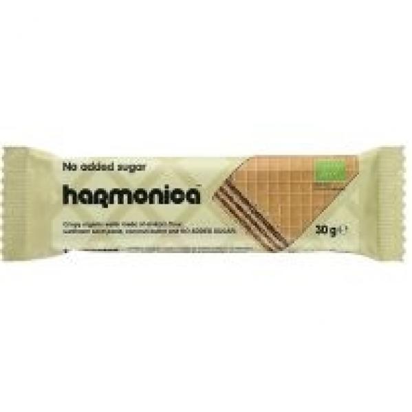 Harmonica Wafelek z kremem mleczno - kakaowym niska zawartość cukrów 30 g Bio
