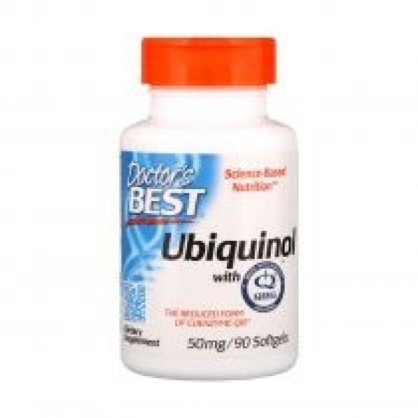 Doctors Best Ubichinol - Koenzym Q10 50 mg Suplement diety 90 kaps.