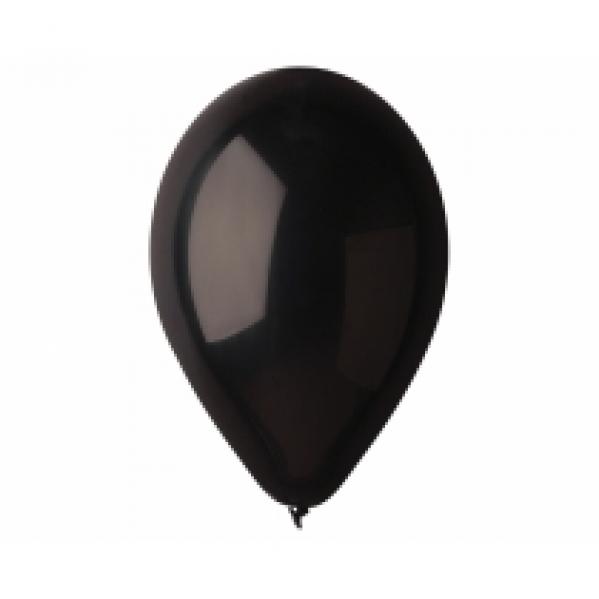 Godan Balony pastelowe 25 cm czarny 10 szt.