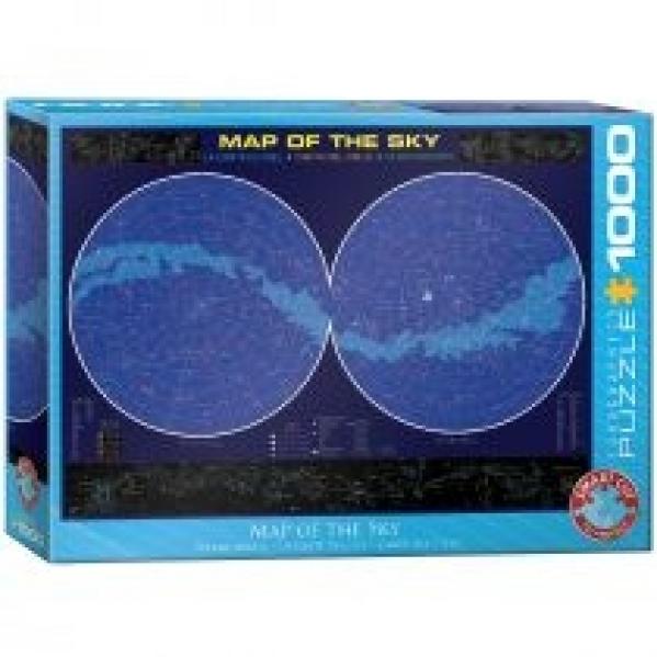 Puzzle 1000 el. Mapa księżyca Eurographics