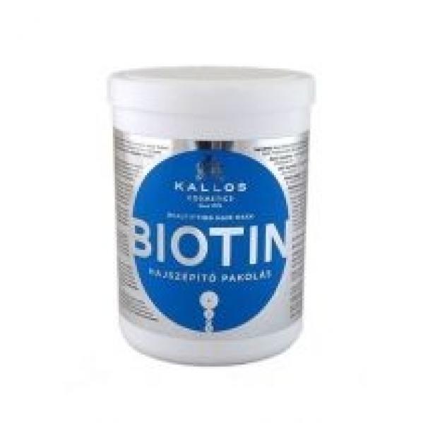 Kallos Biotin Beautifying Hair Mask upiększająca maska do włosów słabych i pozbawionych blasku 1 l