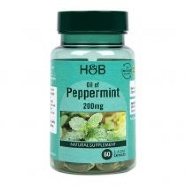 Holland & Barrett Oil of Peppermint 200 mg Suplement diety 60 kaps.