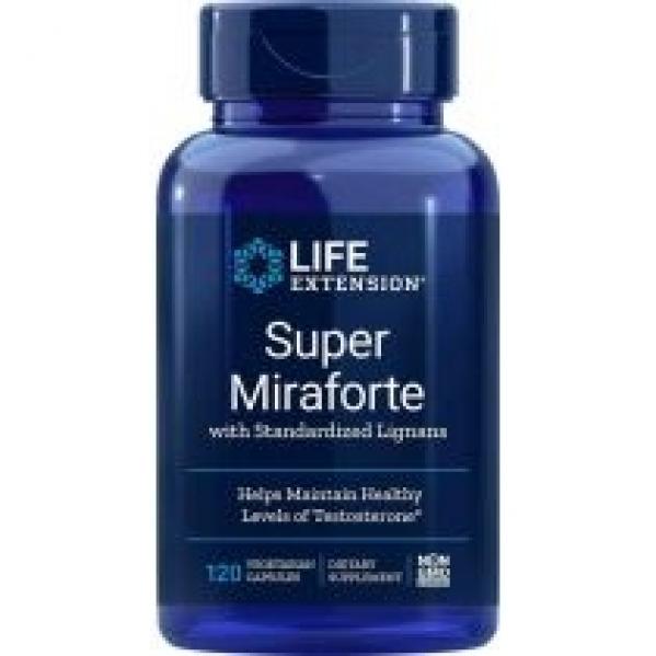 Life Extension Super Miraforte with Standardized Lignans Suplement diety 120 kaps.