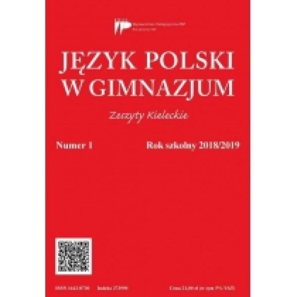 Język polski w gimnazjum nr 1 2018/2019