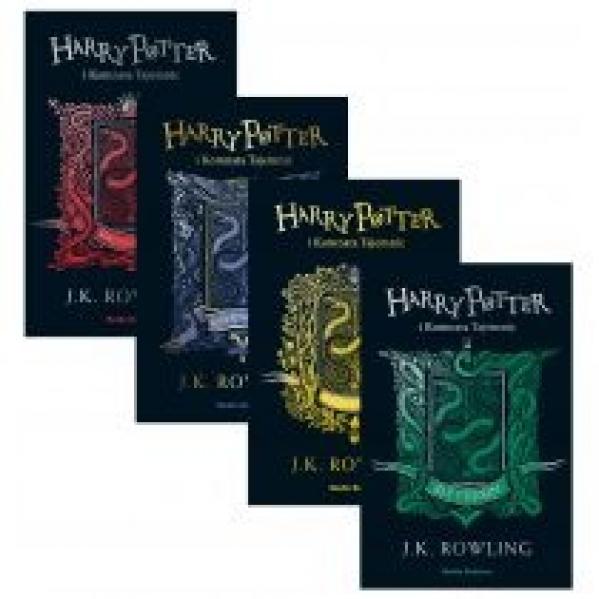 Pakiet Harry Potter i Komnata Tajemnic. Wydanie Jubileuszowe. Edycja Domów: Gryffindor, Ravenclaw, Hufflepuff, Slytherin