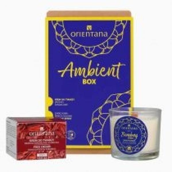 Orientana Zestaw Ambient Box: krem do twarzy i świeca 50 g