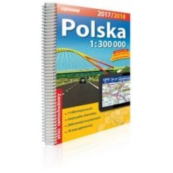 Polska Atlas Samochodowy 1:300 000