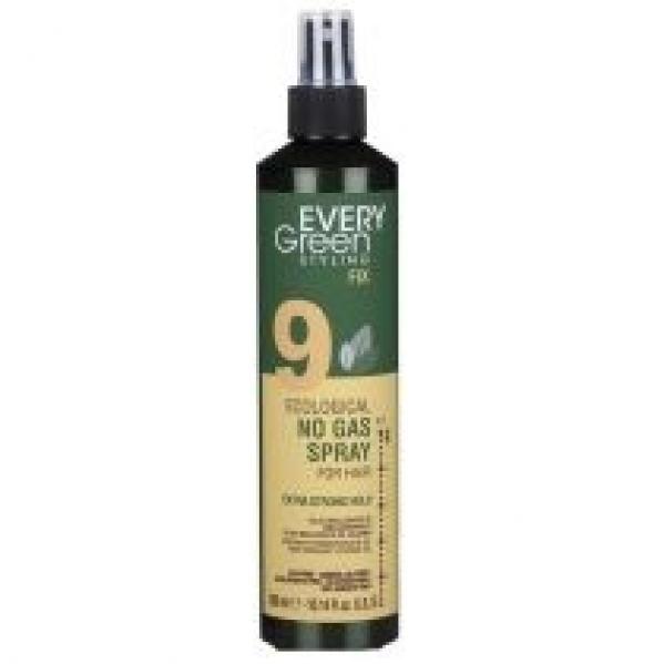 Every Green 9 Eco Hairspray No Gas Strong Hold ekologiczny lakier do włosów mocno utrwalający fryzurę 300 ml