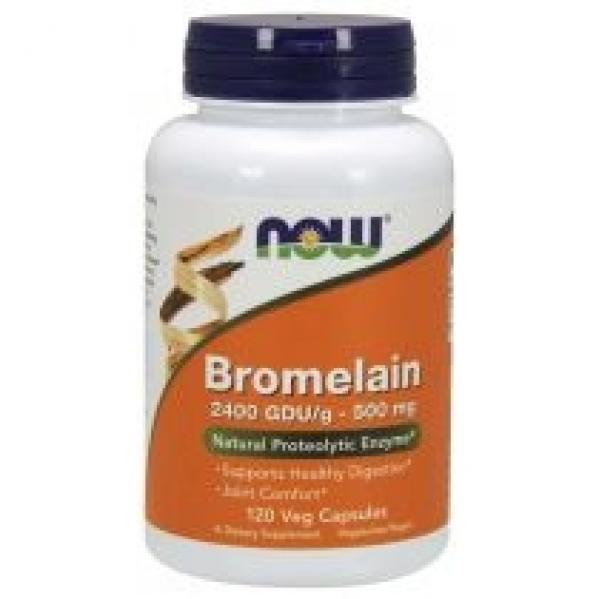 Now Foods Bromelaina Suplement diety 120 kaps.