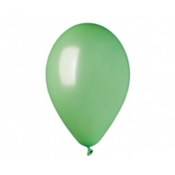 Godan Balony metaliczne 25 cm zielone 100 szt.