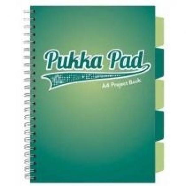 Pukka Project Book Dark A4 kratka 100 kartek 3 szt.