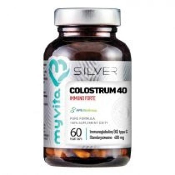MyVita Silver Colostrum 40 (400 mg) - suplement diety 60 kaps.