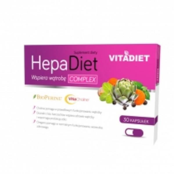 Vitadiet HepaDiet Suplement diety 30 kaps.