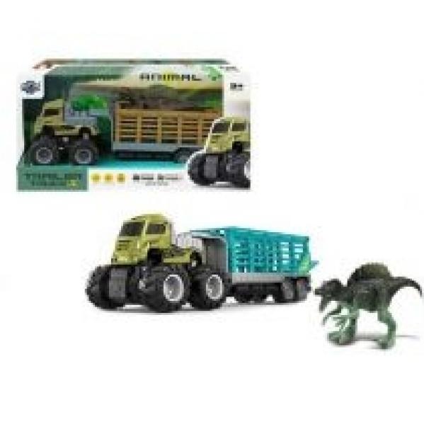 Ciężarówka z lawetą i dinozaurem mix Pro Kids