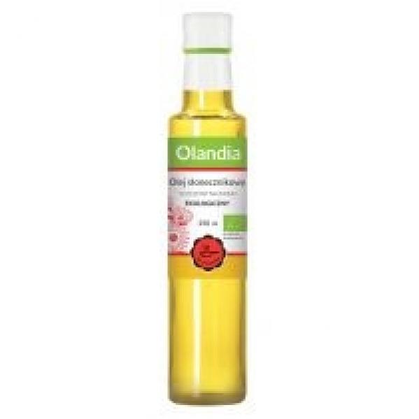 Olandia Olej słonecznikowy do smażenia tłoczony na zimno 250 ml Bio
