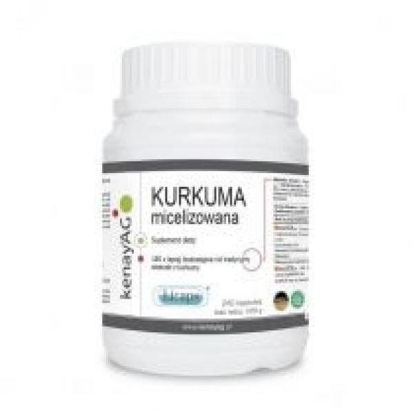 Kenay Micelizowana Kurkuma Suplement diety 240 kaps.