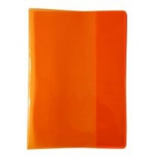 Panta Plast Okładka na zeszyt A5 PVC Neon pomarańczowy 5 szt.