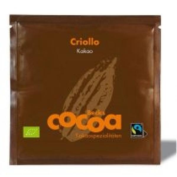 Becks Cocoa Kakao criollo w proszku fair trade bezglutenowe 20 g Bio