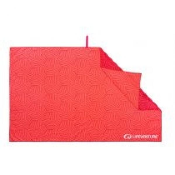 LittleLife Ręcznik szybkoschnący softfibre recycled lifeventure - coral 150x90 cm