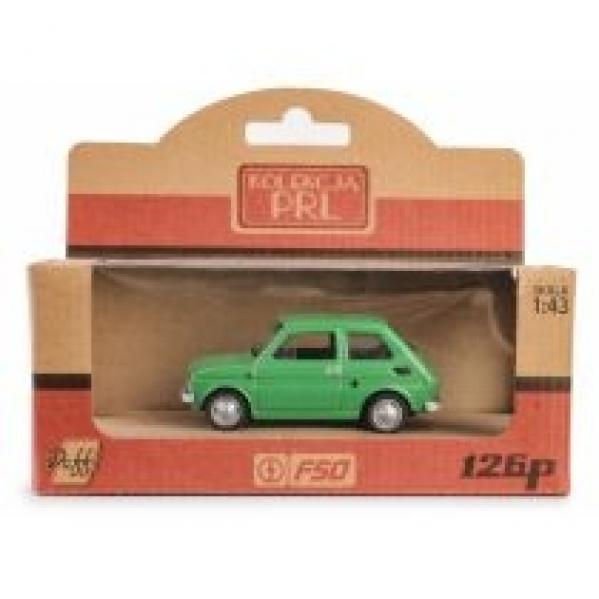 Kolekcja PRL Fiat 126p zielony Daffi