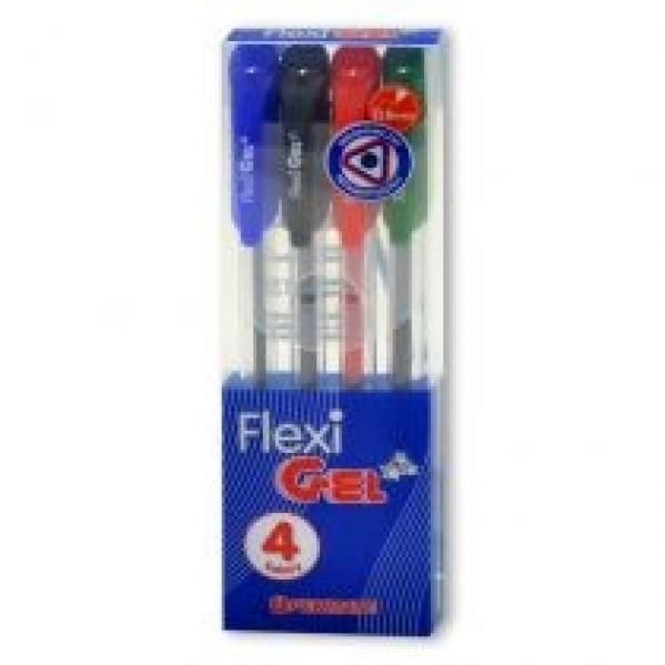 Penmate Długopis żelowy Flexi Abra Gel 4 kolory