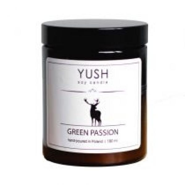 Yush Świeca sojowa Green Passion 180 ml