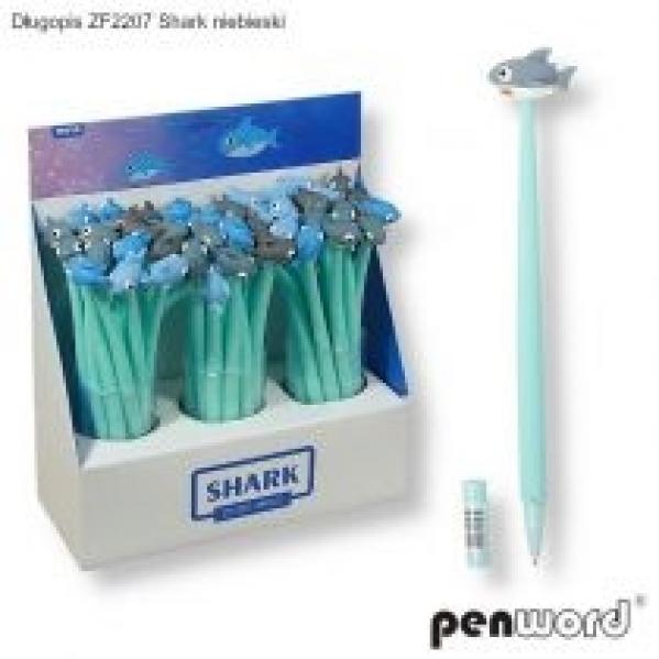 Penword Długopis shark niebieski (48szt)