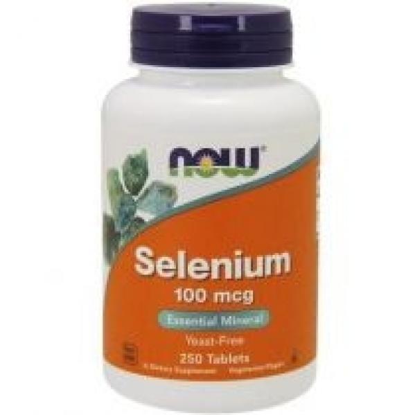 Now Foods Selenium - Selen 100 mcg Suplement diety 250 tab.