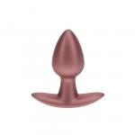 Smooth Silicone Anal Plug - Small - 2.6 / 6,5 cm - Rose Gold