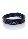 Fetish B - Series - Collar 3 cm. red crystal
